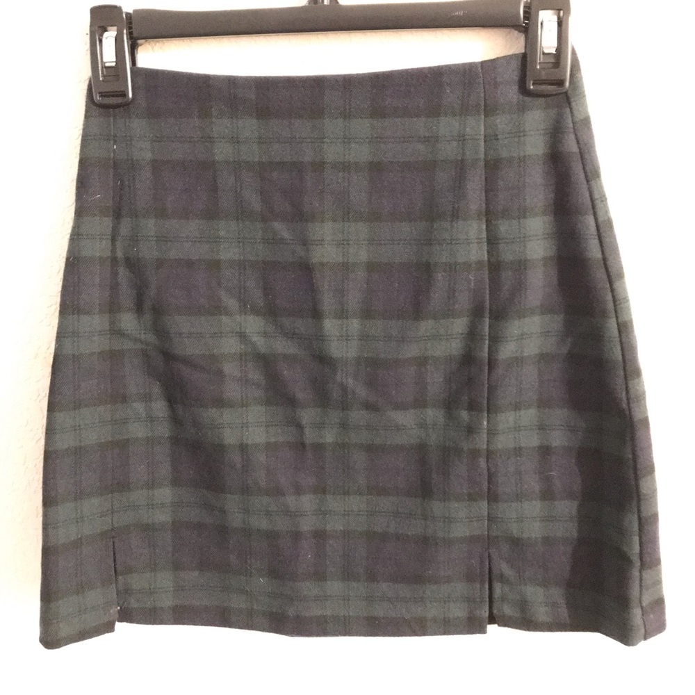 Brandy Melville Plaid Cara Skirt